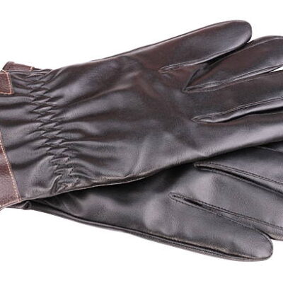 Leather gloves isolated