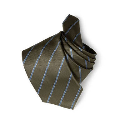 Tie wrapped in white background